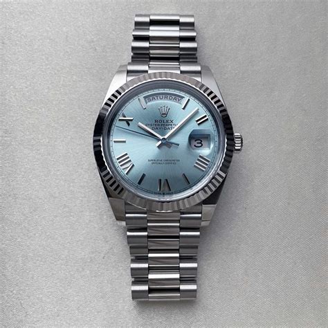 platinum rolex watch men|rolex day date platinum 40mm.